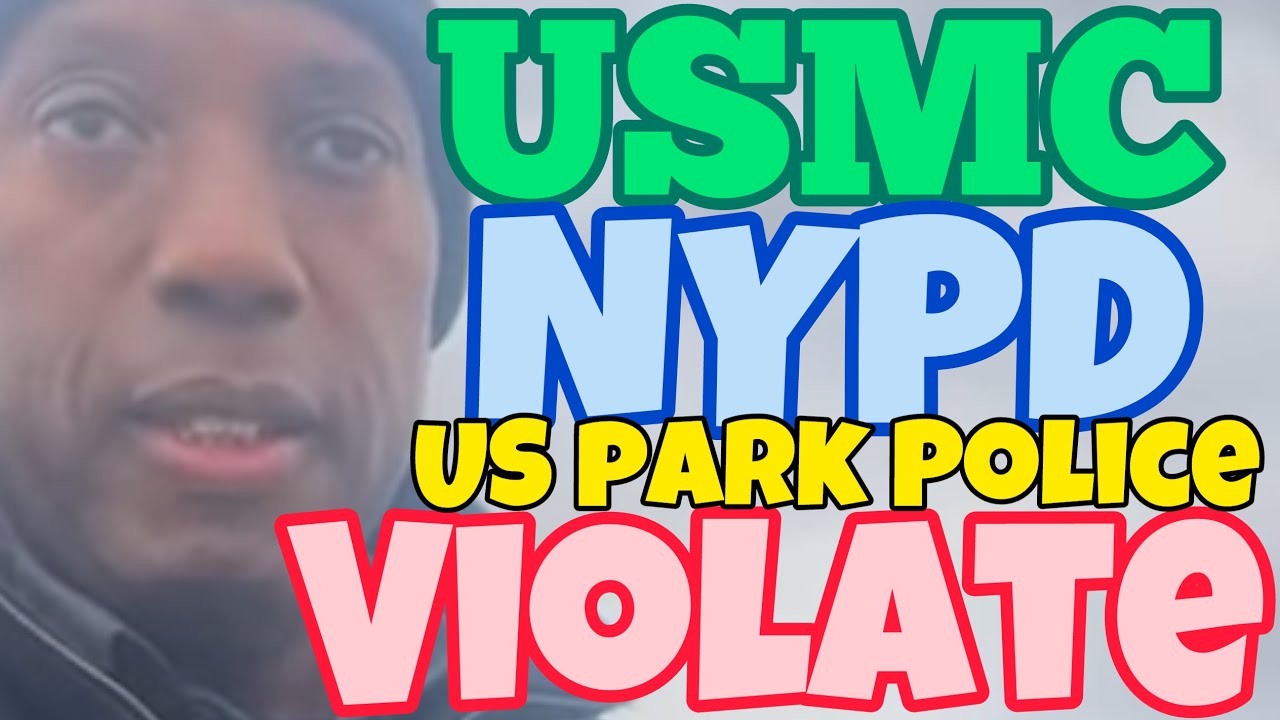 MUST SEE ‼️| USMC | NYPD | US Park Police | attempt to violate rights ‼️ #viral #copwatch