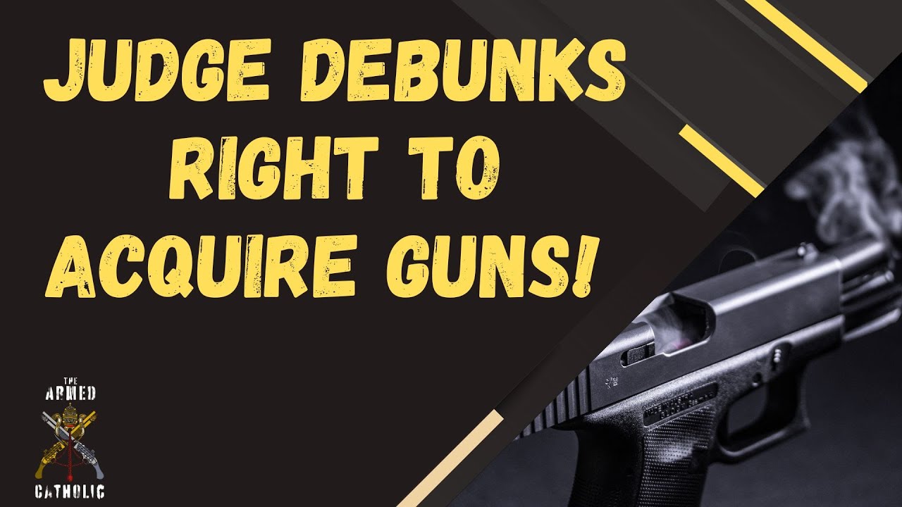 No Right to Own a Gun, Says Federal Judge! #2anews
