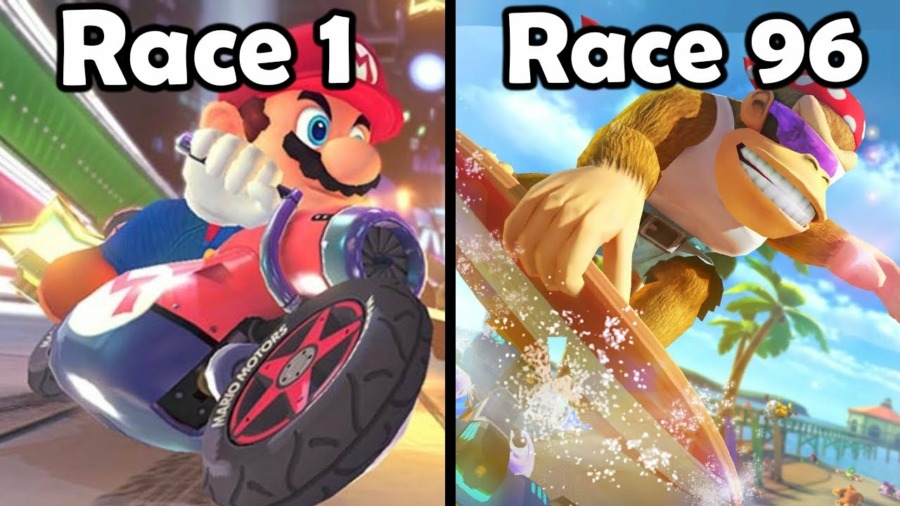 Racing Every Course in Mario Kart 8 Deluxe & Making Tier List