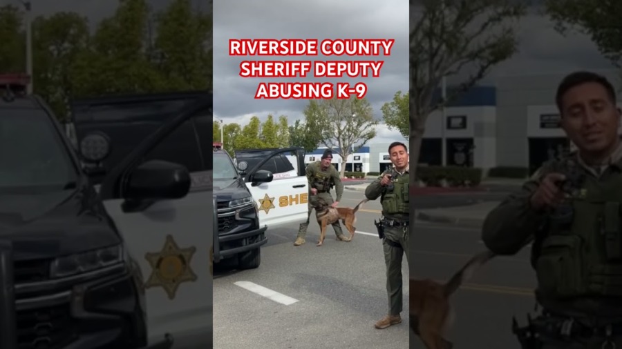 RIVERSIDE COUNTY SHERIFF DEPUTY NEEDS TO BE HELD ACCOUNTABLE FOR THIS!!!