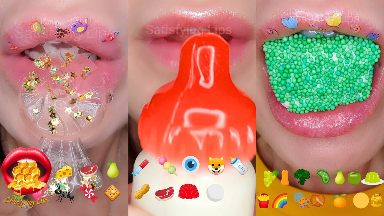 Satisfying Emoji Food Mukbang: Relax and Indulge in 20 Minutes of ASMR Eating 먹방
