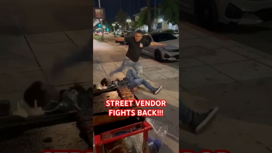 STREET VENDOR FIGHTS BACK!!! #riverside #standup #fightback #salchichas #protectourstreetvendors