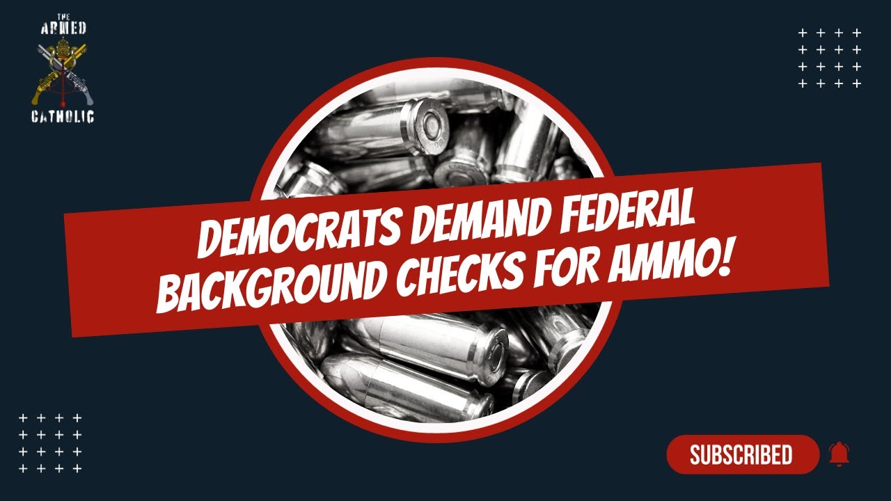 Unmasking the Ammo: Democrats’ Call for Background Checks #guncontrol