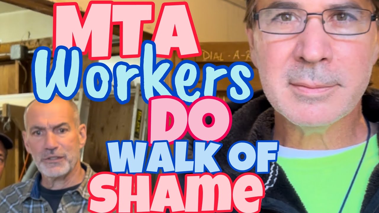 MTA POLICE DO WALK OF SHAME !!