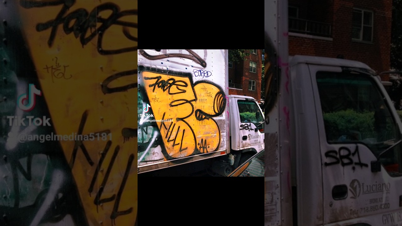 NYC GRAFFITI LEGEND FADE AA PART 3! #graffitinyc #nyc #art #graffitilife #graffiti #spraypaint #clip
