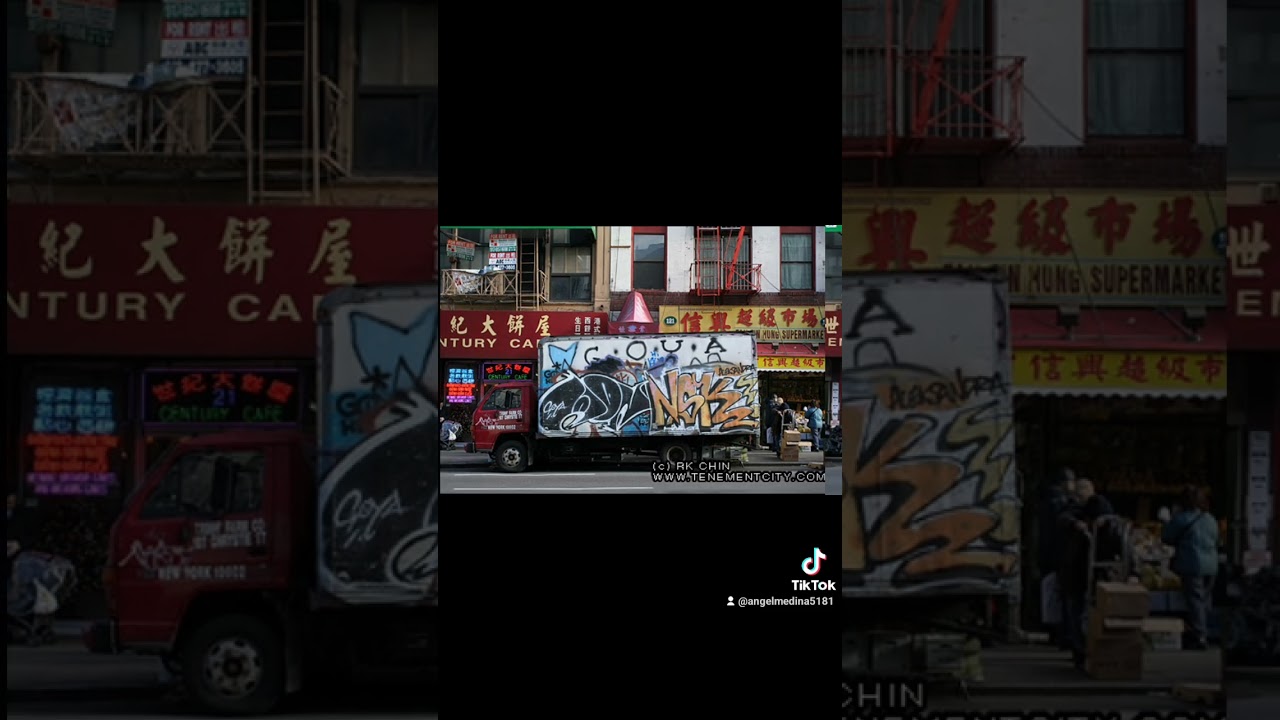 NYC TRUCK GRAFFITI! #graffitinyc #nyc #urbanart #art #graffiti #truck #shorts #420 #graff #kmk #clip