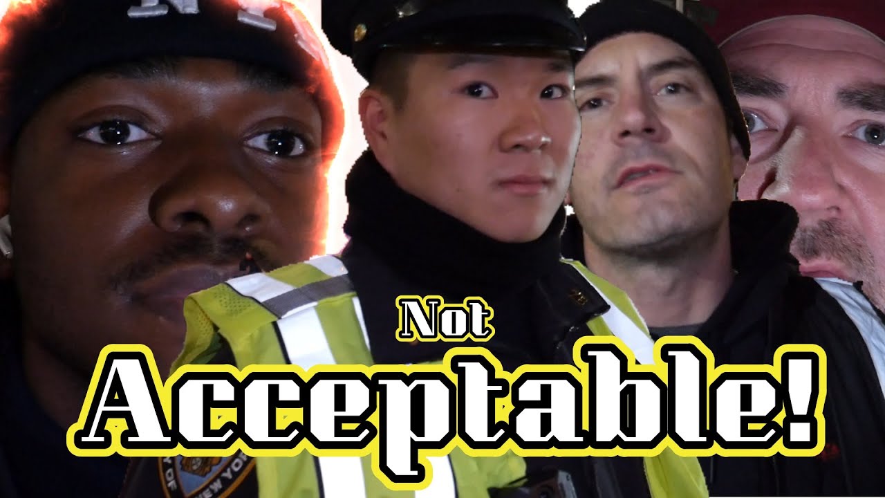NYPD Cop Caught $leeping On The Job Disregarding Public Safety!