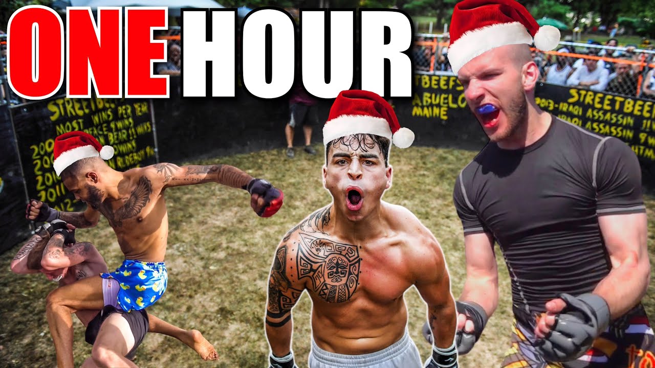 ONE HOUR of Relaxing Fights to Watch on Christmas!!!