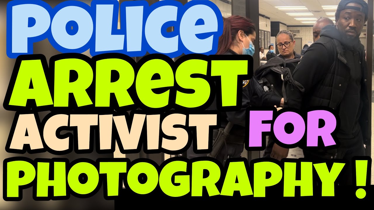 Activist gets arrested !! MUST SEE ‼️