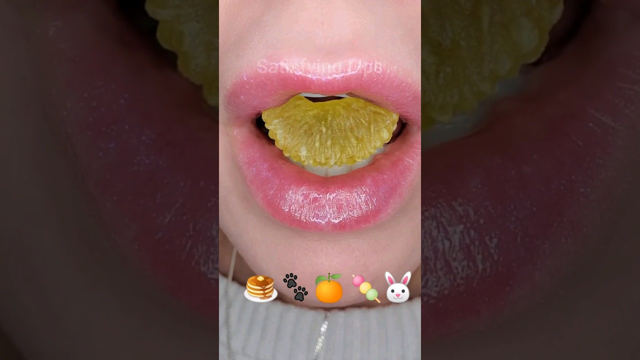 ASMR Satisfying Eating Tasty Foods #asmr #asmrtriggers #satisfyingvideo