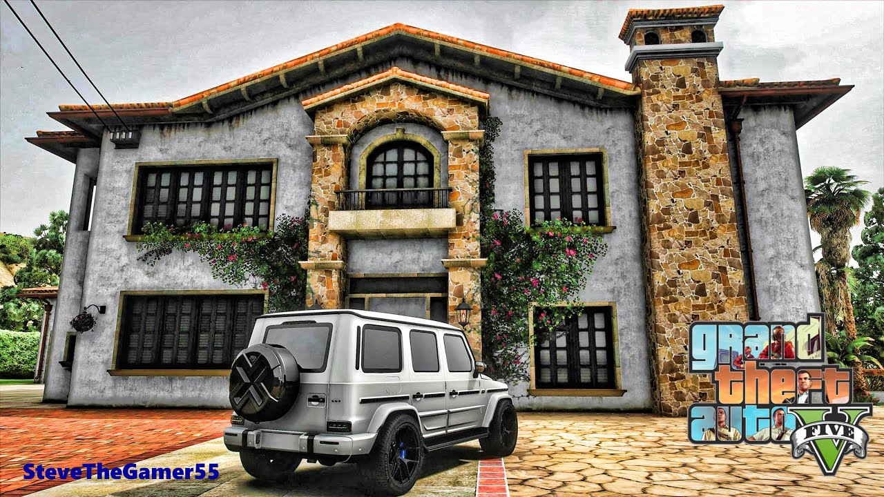 Billionaire’s Mansion in GTA 5|  Let’s Go to Work| GTA 5 Mods| 4K