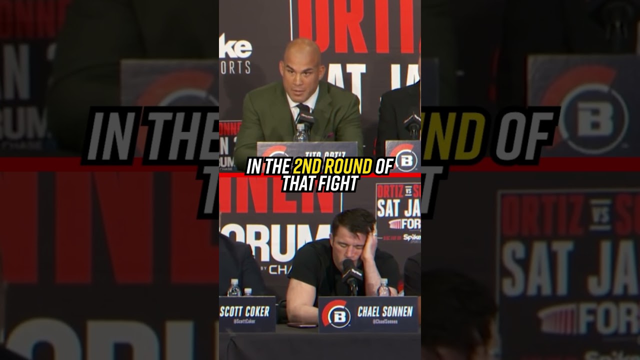 Chael Sonnen And Tito Ortiz Went Back & Forth In This Legendary Press Conference 👀