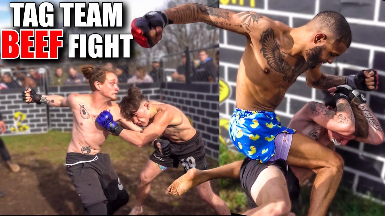 MMA TAG TEAM BEEF FIGHT | DOLO & MIKE MIKE vs 717 STATIC & 717 DINERO