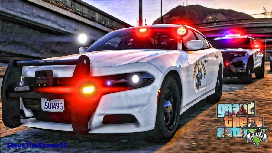 Playing GTA 5 As A POLICE OFFICER Highway Patrol| CHP|| GTA 5 Lspdfr Mod| 4K