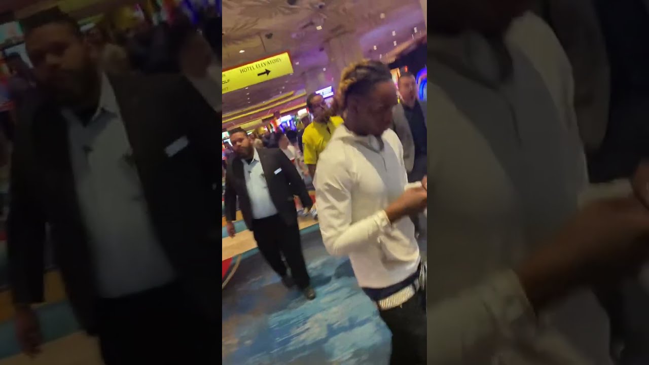 POLICE HARASSIN KING YELLA AT THE CASINO FOR BEIN A KNOWN GANG MEMBER 🤔 & SAY WE THREATENED THEM 🤷