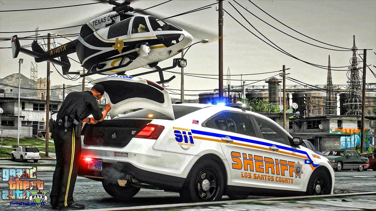 Sheriff In the City Patrol|| Ep 139|| GTA 5 Mod Lspdfr|| #lspdfr #stevethegamer55