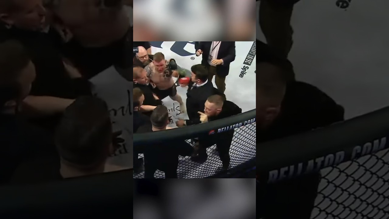 Talk about a MMA Multiverse moment 👀🇮🇪 | Conor McGregor Storms The Cage