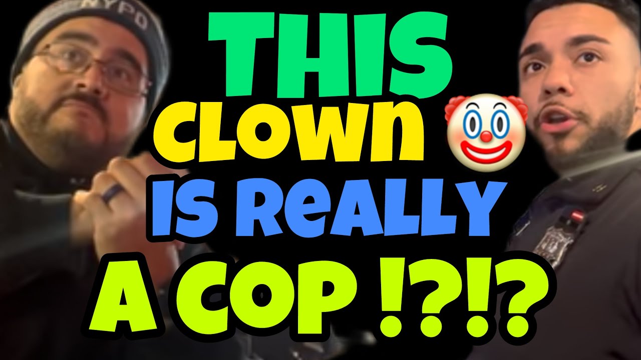 This Cop is a clown 🤡 #police #1stamendment #copwatch