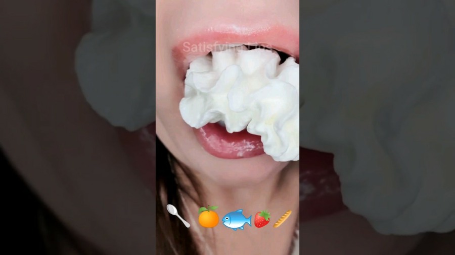 ASMR Satisfying Eating Tingling Textured Foods #asmr #asmrsounds #mukbang