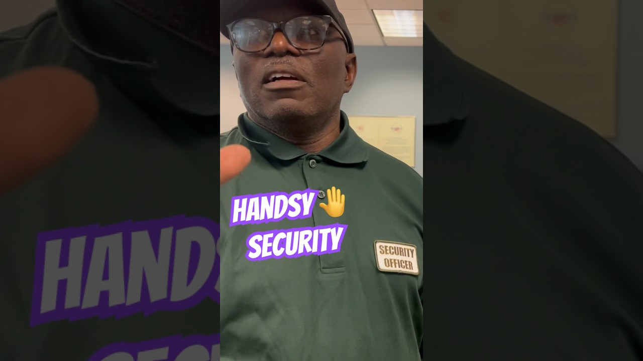 Handsy 🤚 security #viral #1stamendment #shorts
