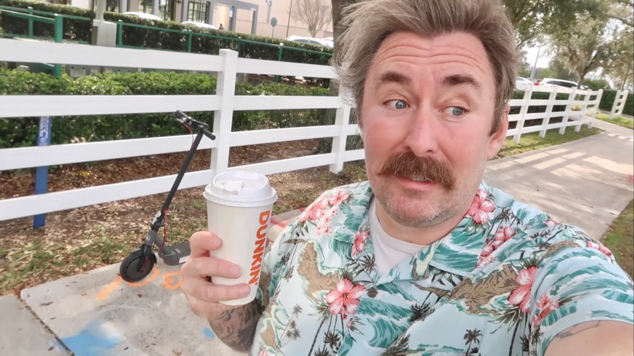 I Grew A Mustache For First Time & Getting Yelled At Near Closed Motel/ Exploring Hwy 192 On Scooter