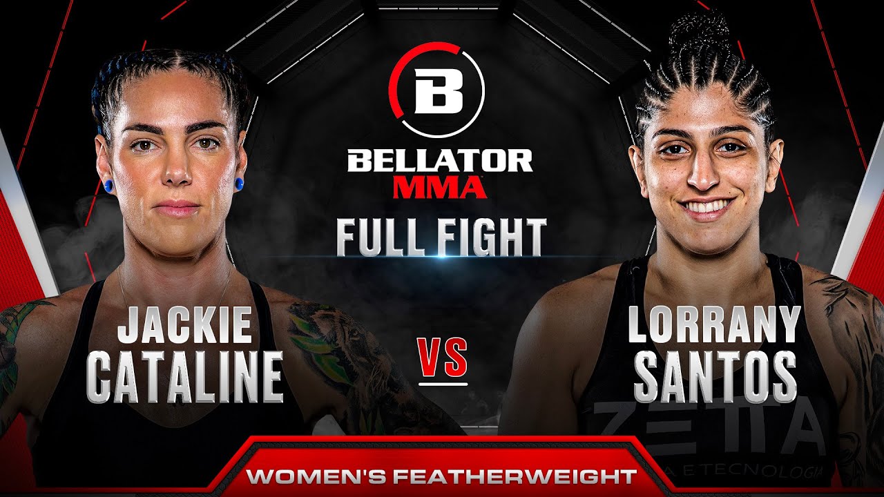 Jackie Cataline vs Lorrany Santos | Bellator 300 Full Fight
