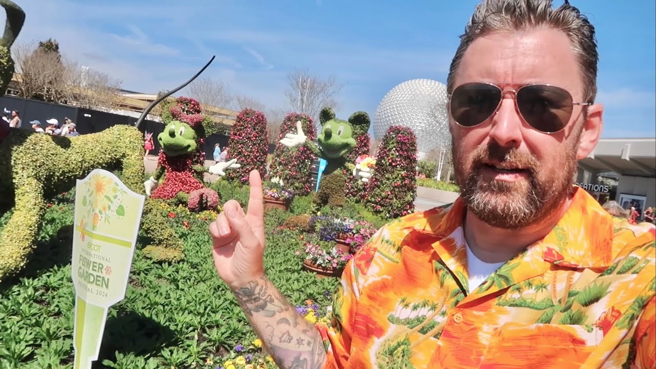 Opening Day Of EPCOT Flower And Garden Festival 2024- NEW Food & Beautiful Topiaries At Disney World