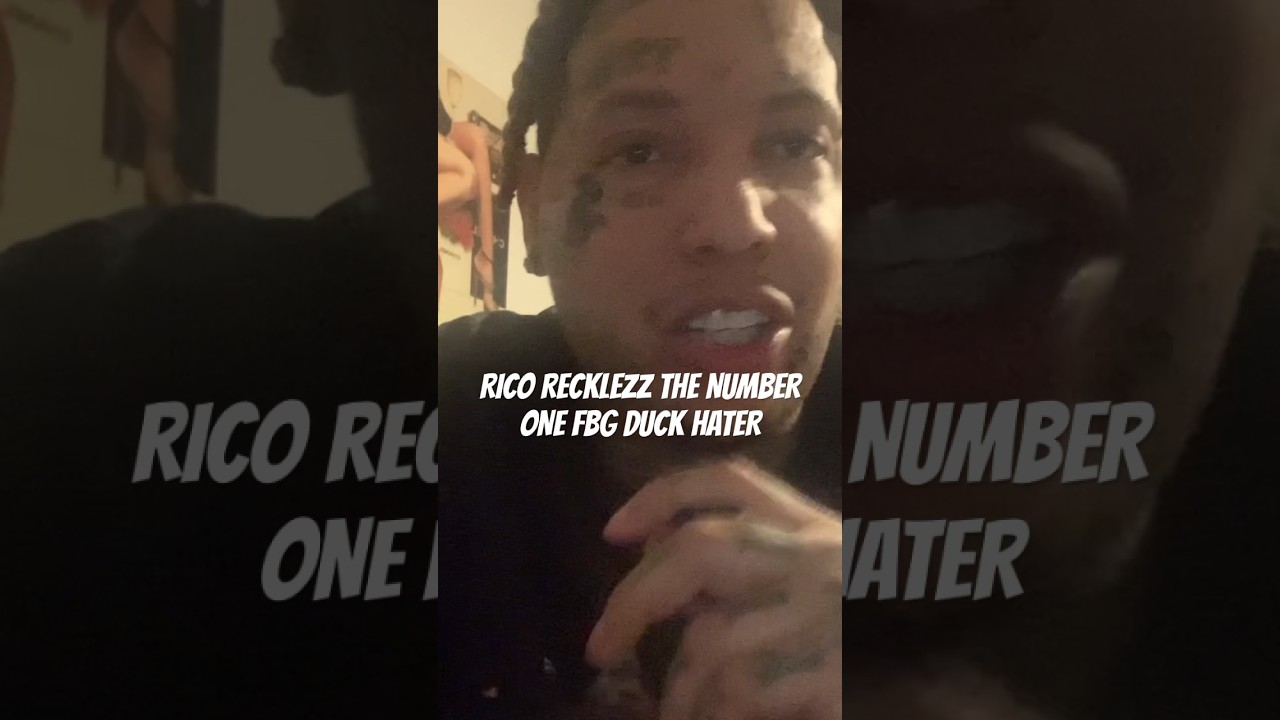 RICO RECKLEZZ WAS SO SCARED OF FBG DUCK IT TURNED HIM INTO A FBG HATER & A OBLOCK FAN 😂 #shortsfeed