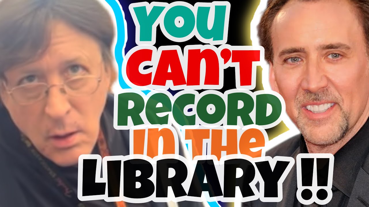 YOU CANT RECORD HERE !! Williamsburg library !!