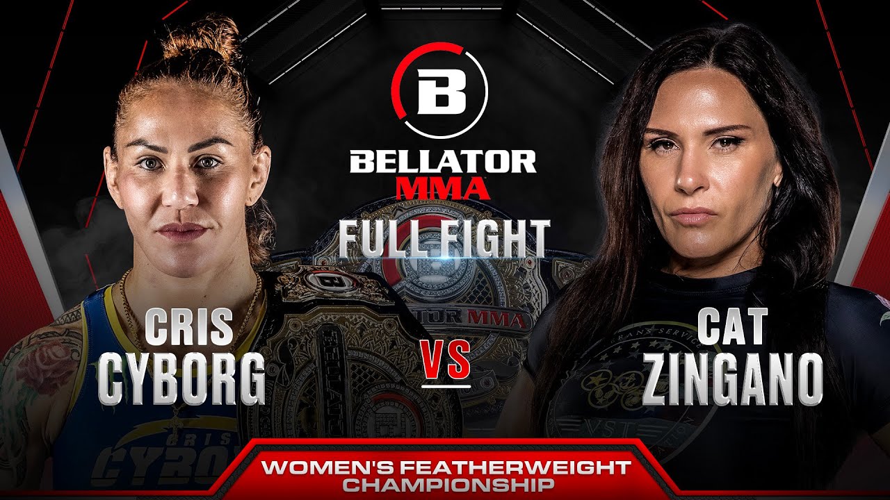 Cris Cyborg vs Cat Zingano (Women’s Featherweight Title Bout) | Bellator 300 Full Fight