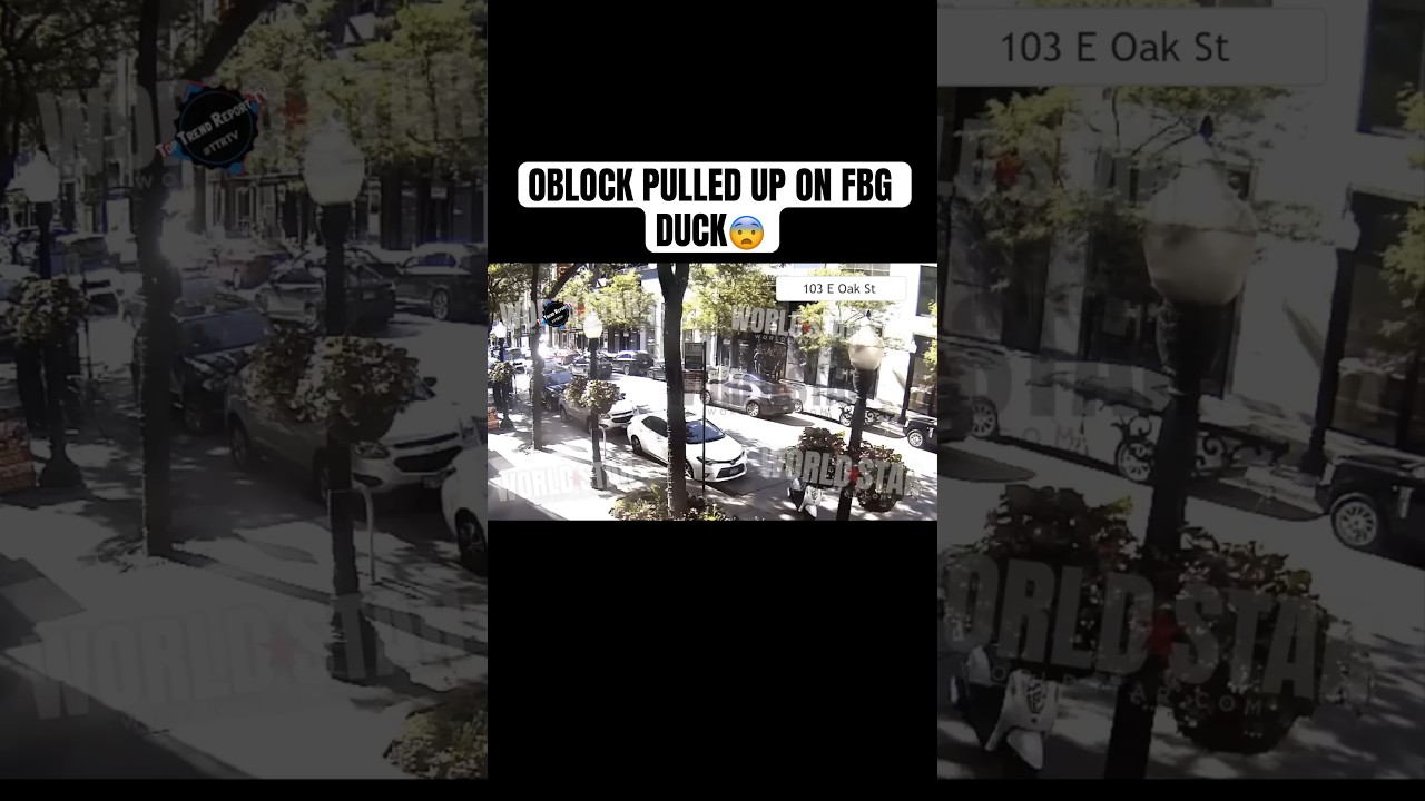 Moments before Oblock Killed FBG Duck 😨🤯 #chicago #rap #chicagocrime #kingvon #hiphop #lildurk