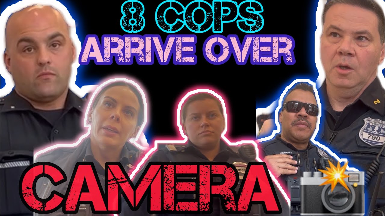 Must see ‼️8 police 5 cars show up over camera !!  Part 1