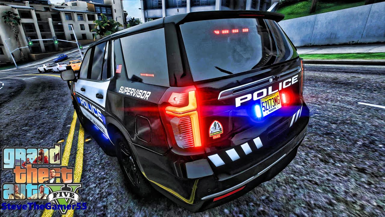 Playing GTA 5 As A POLICE OFFICER City Patrol|| GTA 5 Lspdfr Mod| 4K