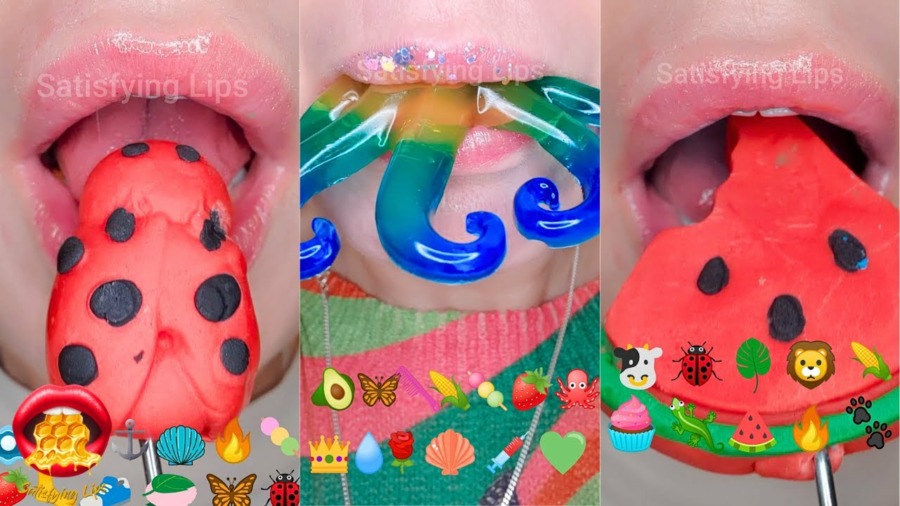 30 Brain Minutes Of Satisfying ASMR Eating Emoji Food Challenge Compilation 먹방