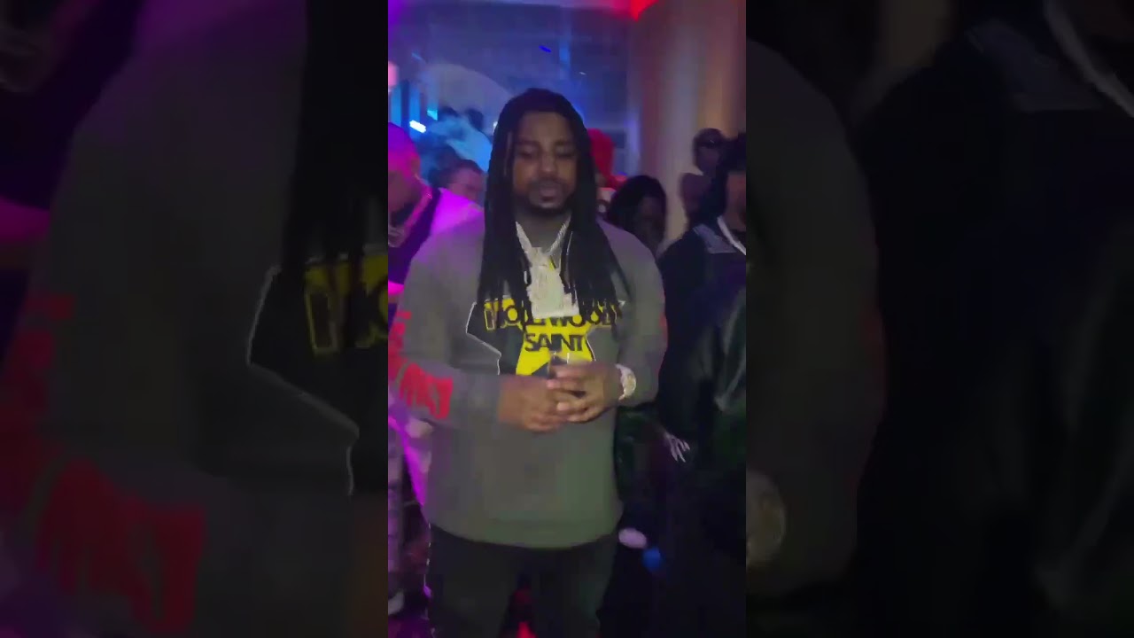 KING YELLA SEEN  IN THE CLUB WIT ROOGA & THE GUYS #viral #fbg #rapper #shortsyoutube