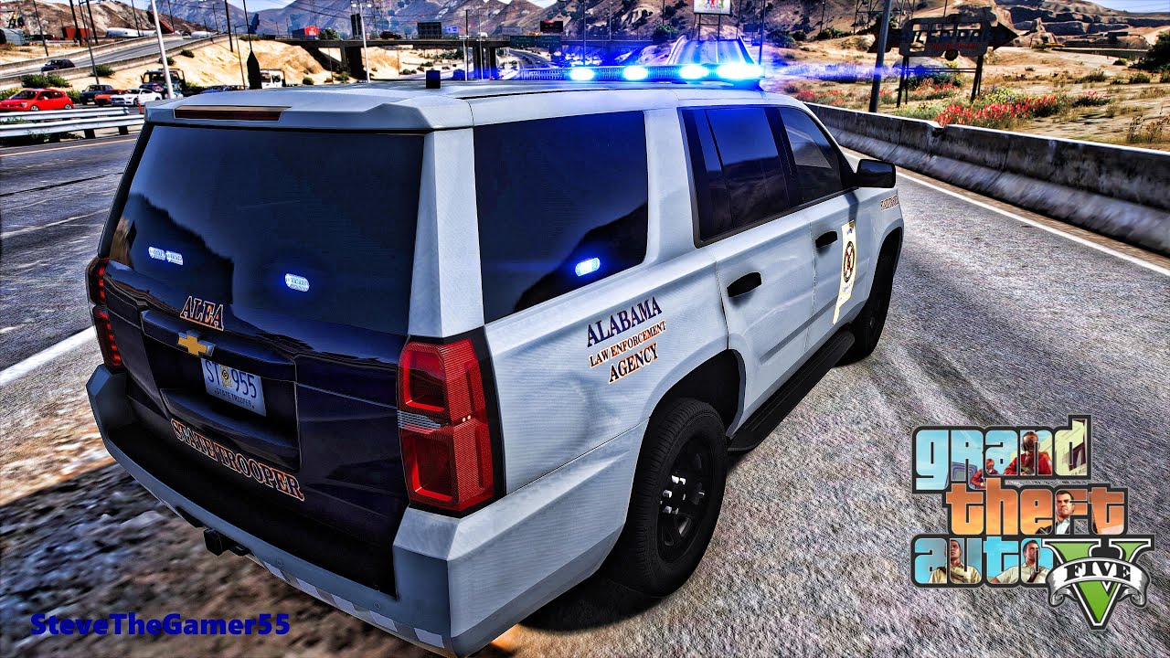 Playing GTA 5 As A POLICE OFFICER Highway Patrol|| Alabama|| GTA 5 Lspdfr Mod| 4K