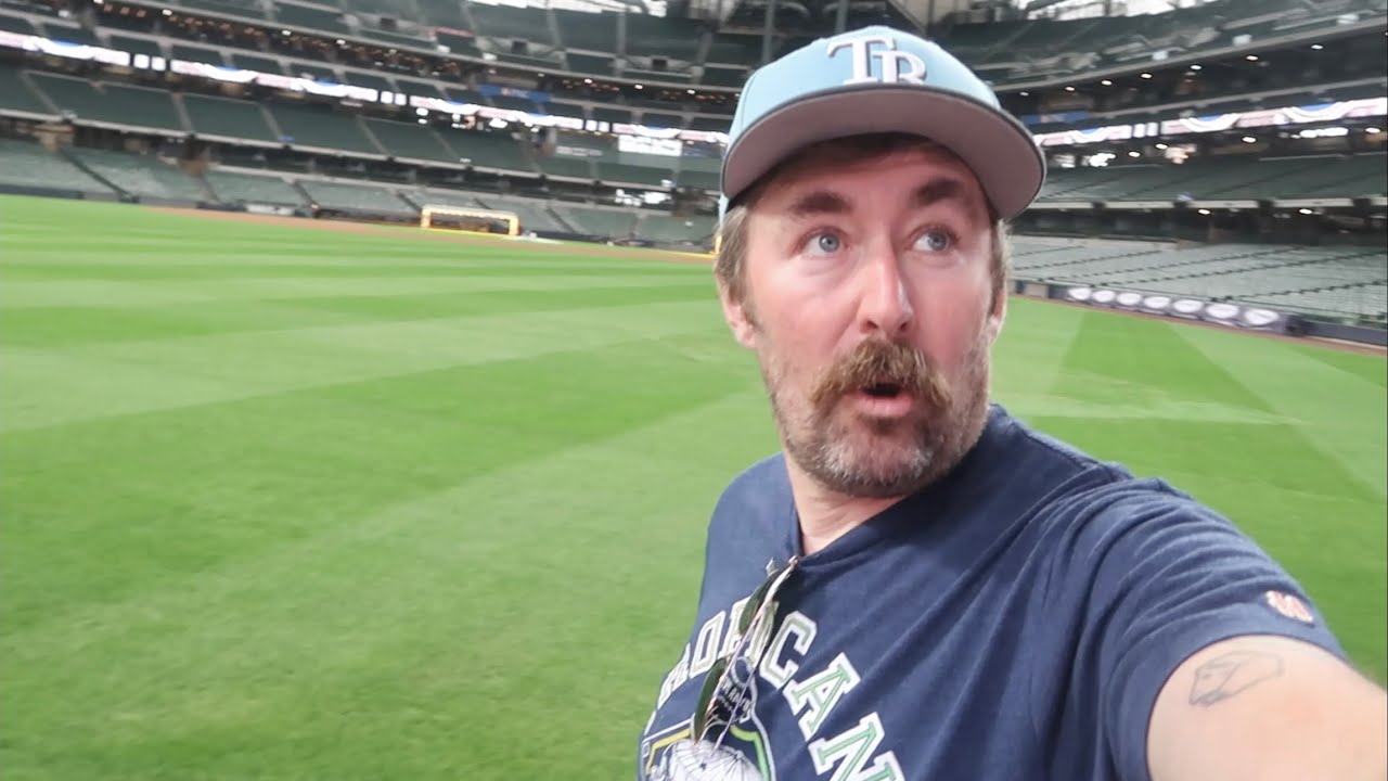 Unexpectedly GREAT Tour Of Milwaukee Brewers Stadium – On Field & Bob Uecker Booth / Home Plate Seat