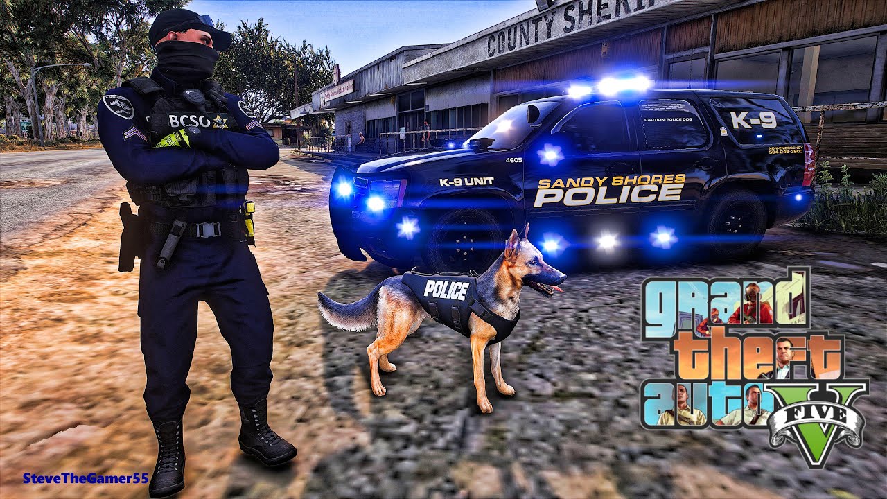 GTA 5 Sheriff Monday Patrol|| Ep 176| GTA 5 Mod Lspdfr K9|| #lspdfr #stevethegamer55