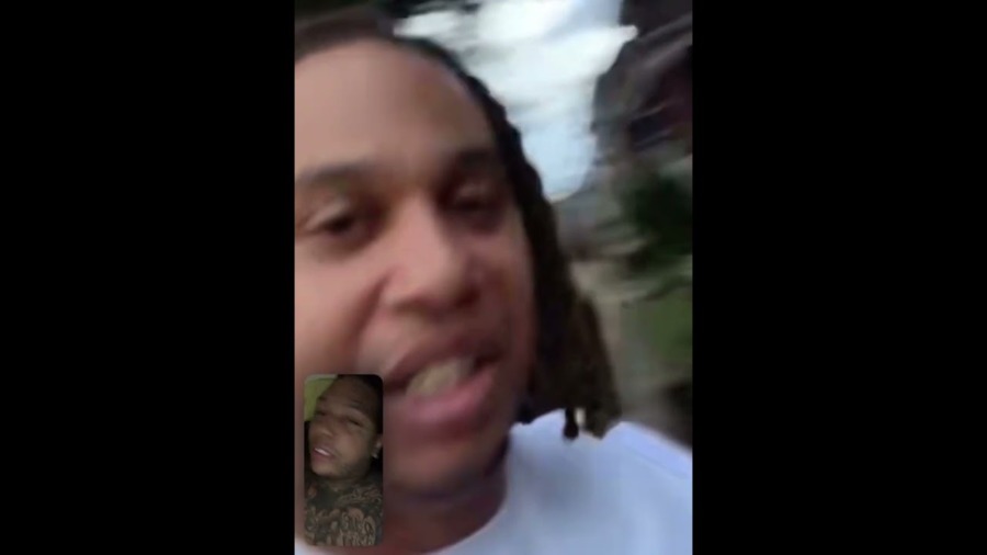 King yella on FaceTime wit Gds off Ada after no limit Kyro lies and tell vonoff1700 I cant go back