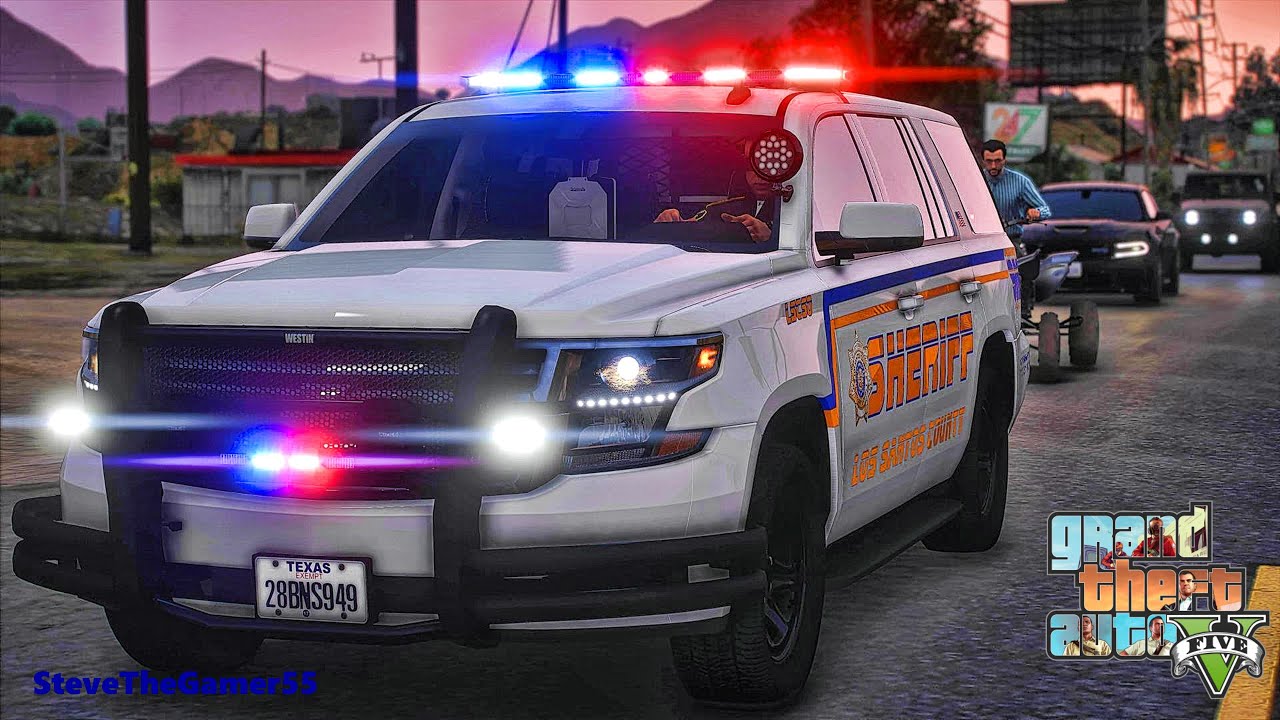 Playing GTA 5 As A POLICE OFFICER Sheriff Patrol| GTA 5 Lspdfr Mod| Live