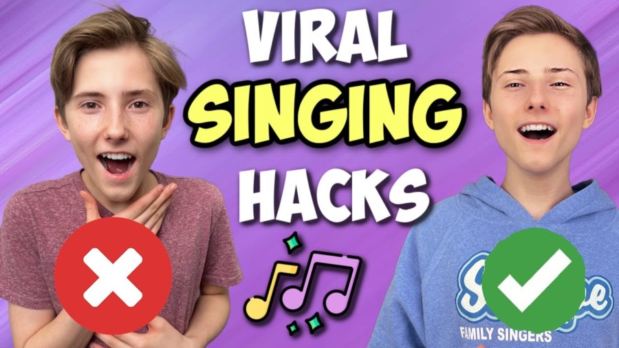 TRYING VIRAL SINGING HACKS (Family Edition)