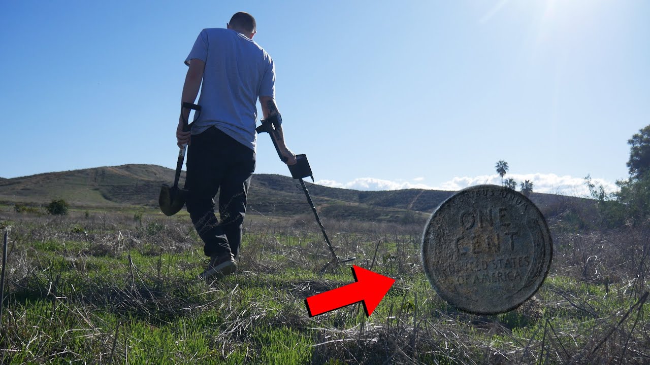 All I found was a COIN while Metal Detecting California