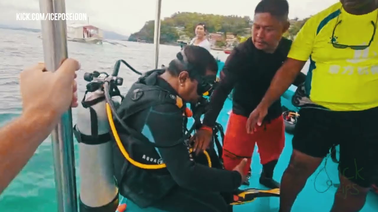 Deepak goes diving in the Philippines! Almost drowns because he can’t swim